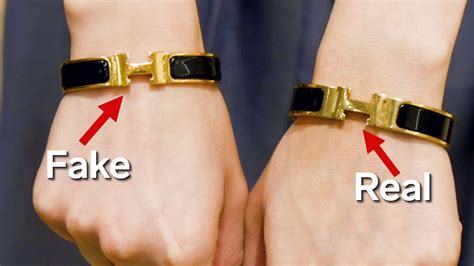 fake vs real hermes bracelet|faux hermes enamel bracelets.